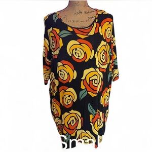 Lularoe Belle rose Irma tunic shirt size small
